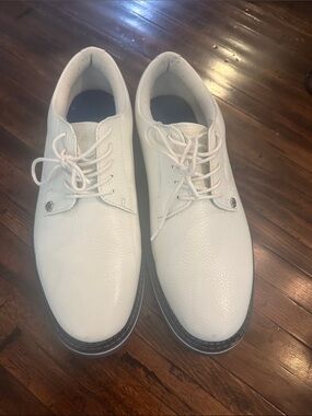 G/FORE White Leather Athletic golf Shoes